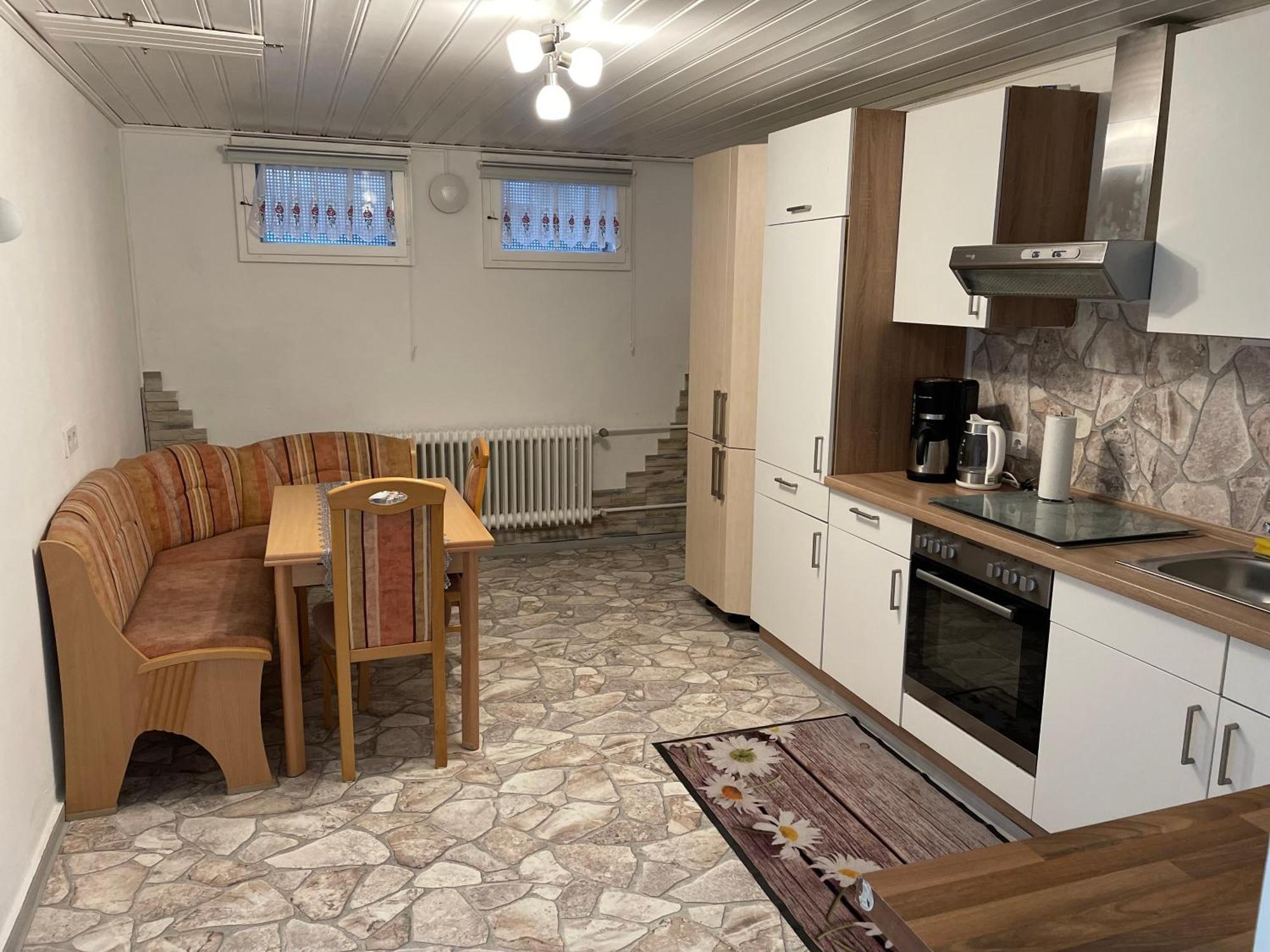 Schoene Ferienwohnung Lehrberg Bagian luar foto