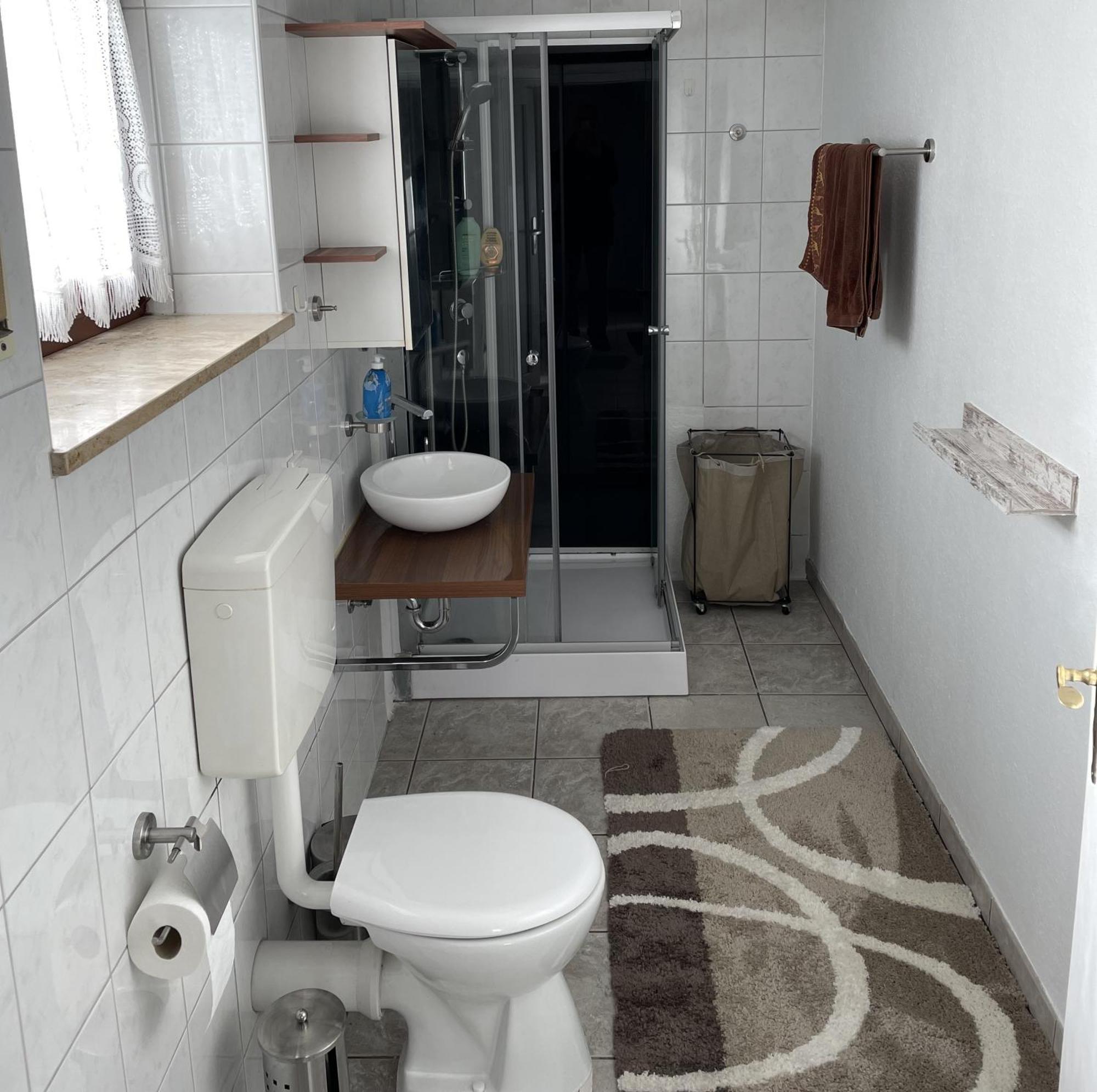 Schoene Ferienwohnung Lehrberg Bagian luar foto
