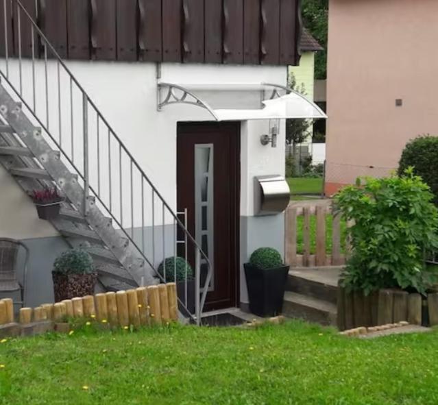 Schoene Ferienwohnung Lehrberg Bagian luar foto