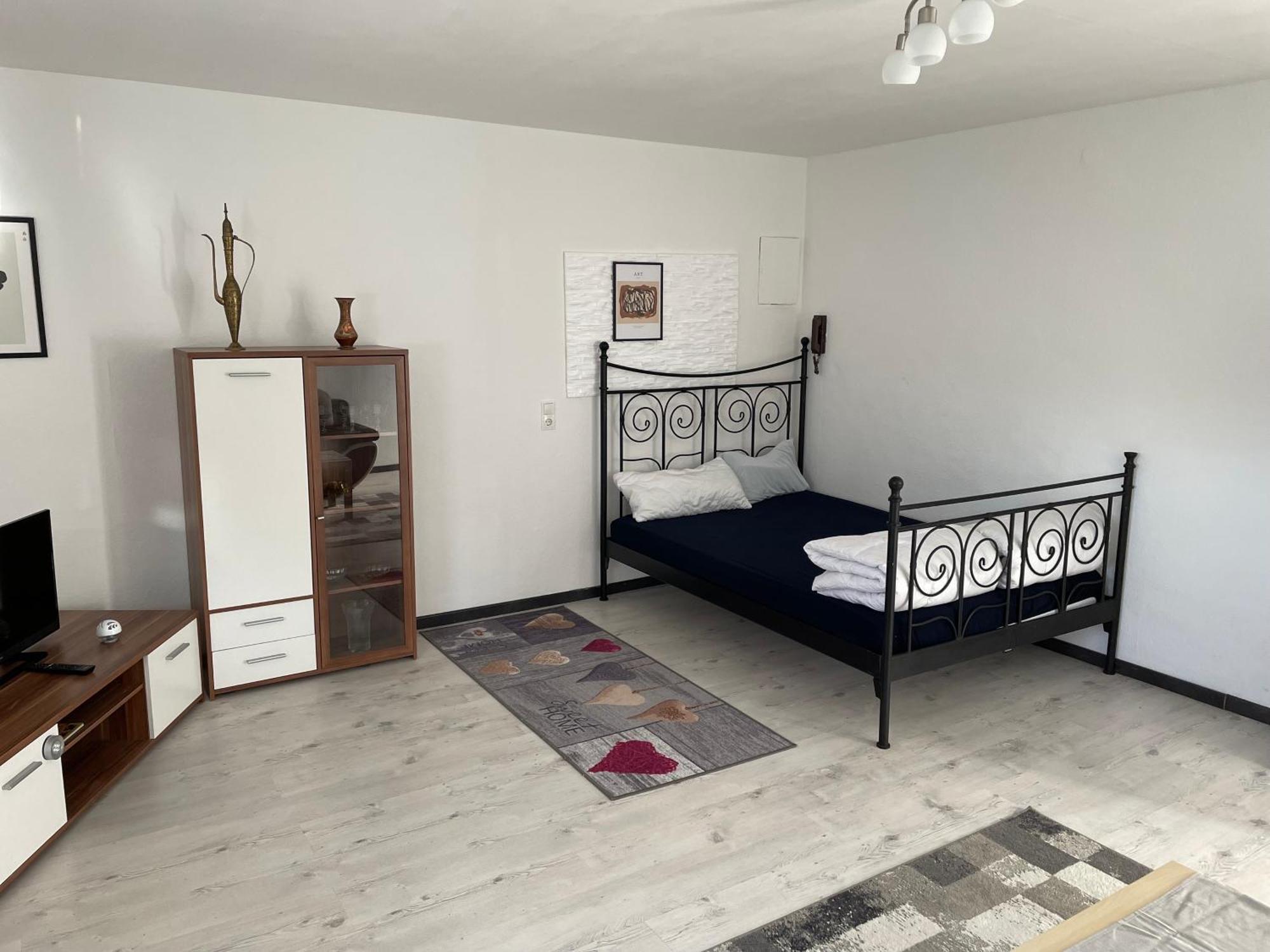 Schoene Ferienwohnung Lehrberg Bagian luar foto